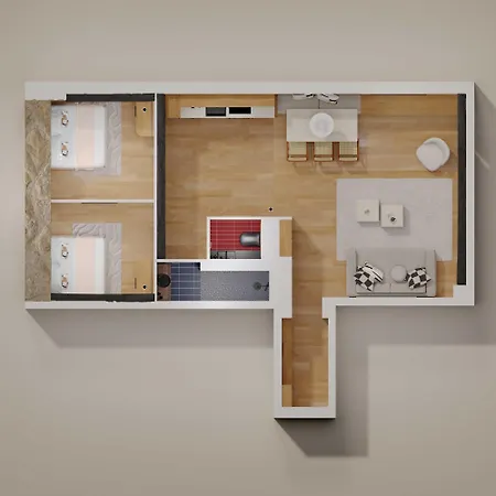 Refurbished - 2br-6p - Chatelet דירה *